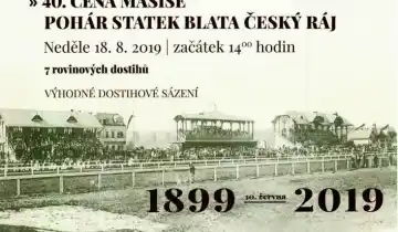 40.CENA MASISE - POHÁR STATEK BLATA ČESKÝ RÁJ