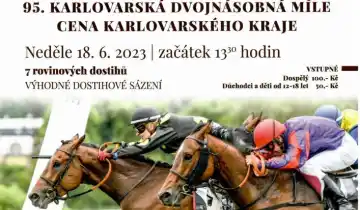 Cena společnosti TIPSPORT 95. Karlovarská dvojnásobná míle  Cena Karlovarského kraje