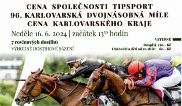 CENA SPOLEČNOSTI TIPSPORT  96.KARLOVARSKÁ DVOJNÁSOBNÁ MÍLE CENA KARLOVARSKÉHO KRAJE